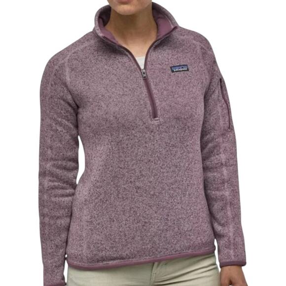 Patagonia Sweaters - Patagonia Hazy Purple Quarter Zip Pullover Better Sweater